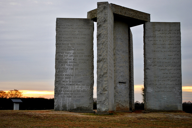 Georgia Guidestones Cube Removed on 9/25/14 – The Truth Denied