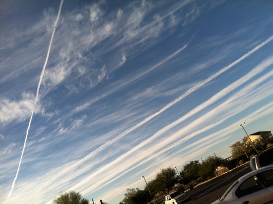 Geoengineering : Are they responsible for the droughts? Is this Climate Engineering at it's worst? -Arizona 2014