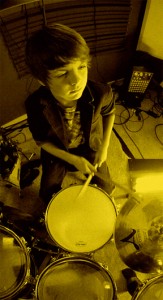 Sebastian Belkin (Michael's 12 year old son and drummer)