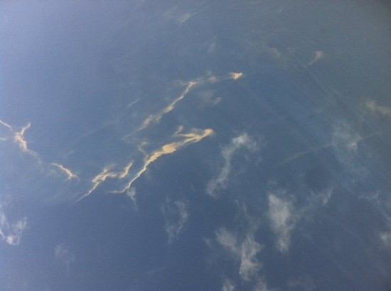 Aerial Photo of OIL SLICK REUTERSTrung HieuThanh Nien Newspaper