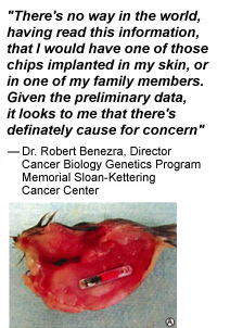 RFID CHIP REMOVED FOR STUDIES